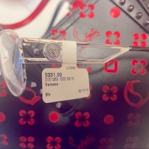 NWT Versace silver optical frame